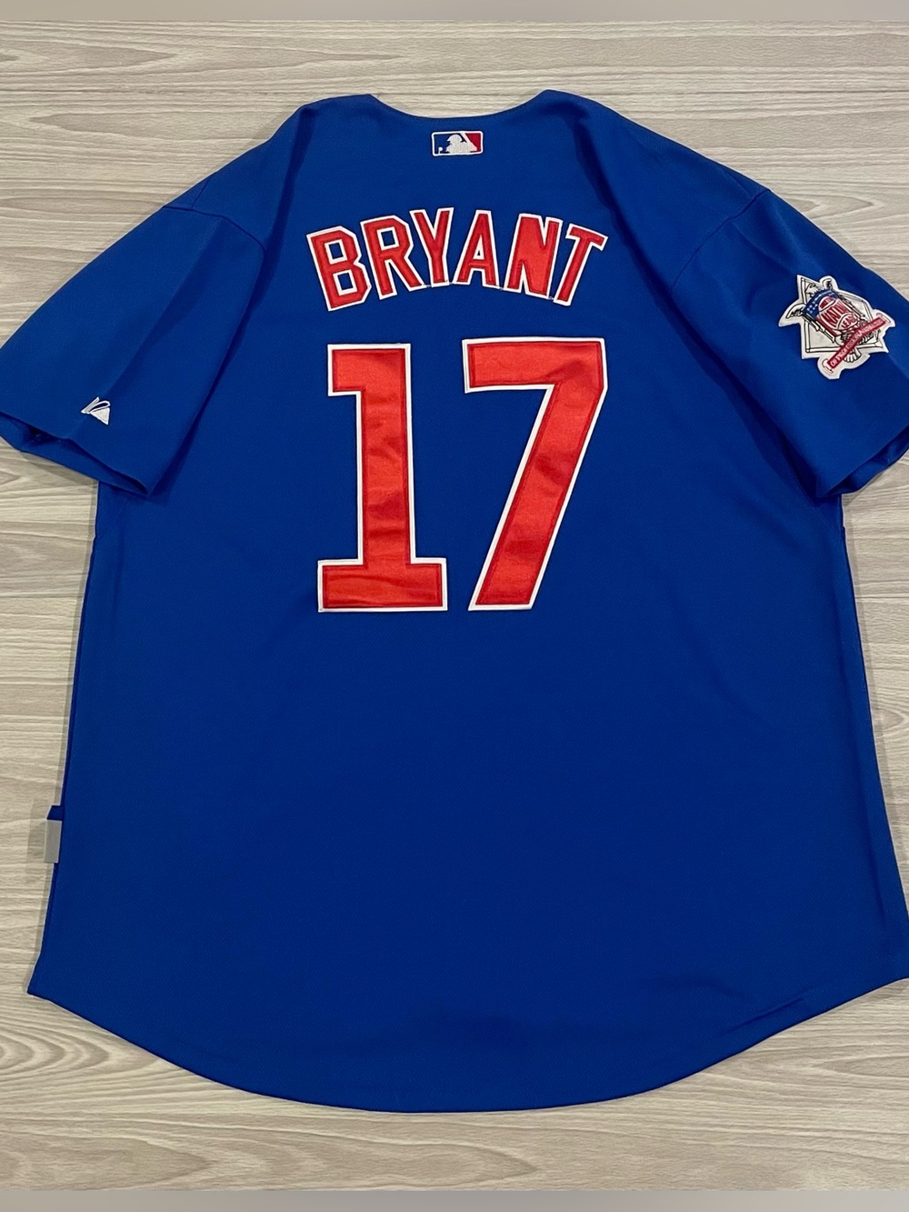 Majestic Chicago Cubs Kris Bryant #17 Authentic Cool Base Jersey Men’s Size 48